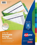 Avery Insertable Plastic Dividers by Avery