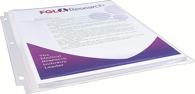 Avery Clear High-Capacity Sheet Protectors, Hold 50 Sheets, Heavyweight - Image 4