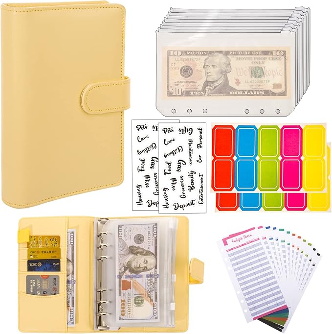 NICOOTH Budget Binder A6 Money Saving Binder - Image 5