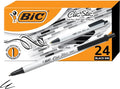BIC Clic Stic Black Retractable Ballpoint Pens, Medium Point, School Supplies by BIC