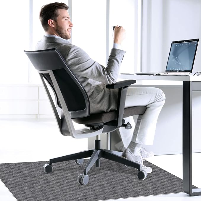 Sycoodeal Office Chair Mat for Hardwood Floor, Office Computer Gaming Chair Mat - Image 2