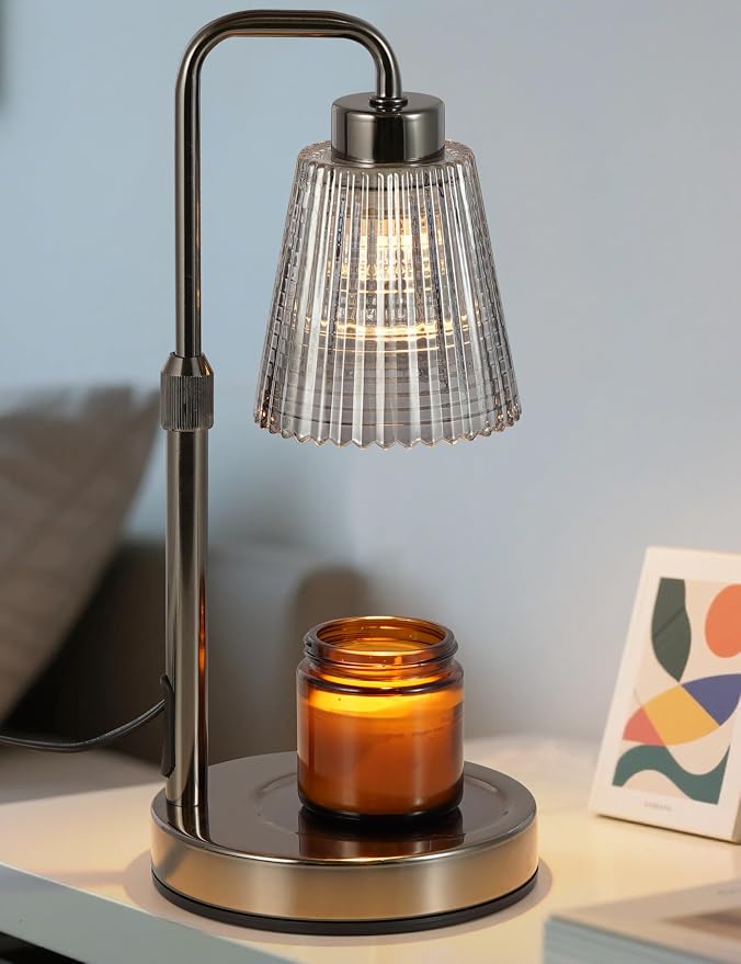 GODONLIF Silver-GrayCandle Warmer Lamp by GODONLIF
