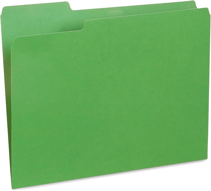 Blue Summit Supplies File Folder, 1/3 Cut Tab, Letter Size, 100 Per Box - Image 5