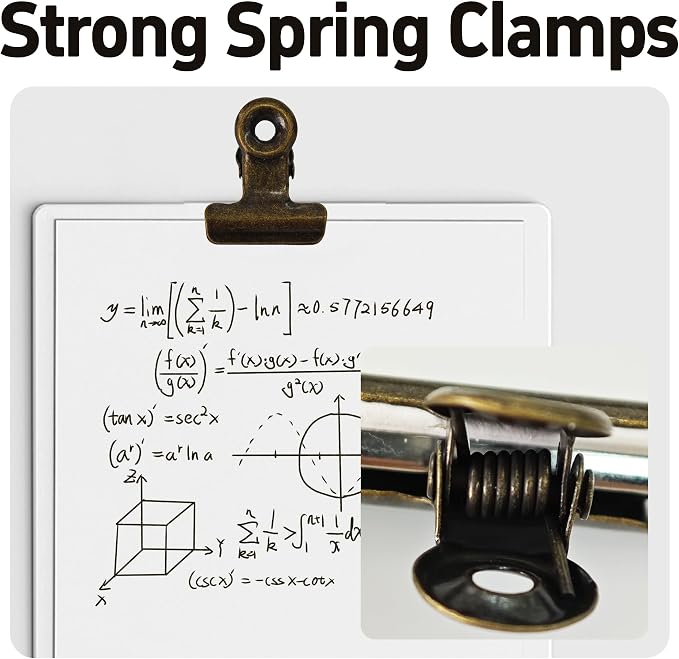 30Pcs 22mm Metal Binder Clips, Mini Bulldog Paper Clamps Bull Clips, Hinge Clips - Image 5