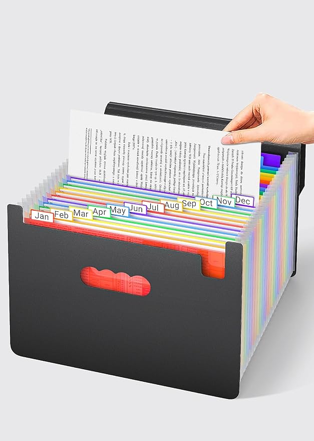 TOPCJ 25 Pockets File Organizer - Image 6