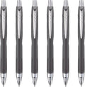 Uni-Ball Jetstream RT Ballpoint Pen, Fine Point, Off Black Barrel, 6 Pens by uni-ball