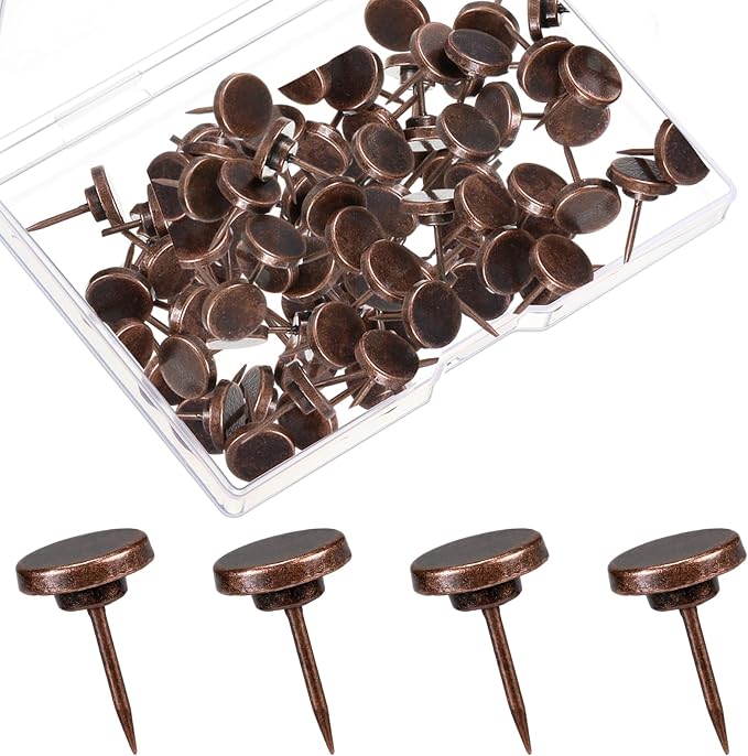 Shimeyao 30 Pcs Vintage Push Pins, Large Metal Thumb Tacks by Shimeyao