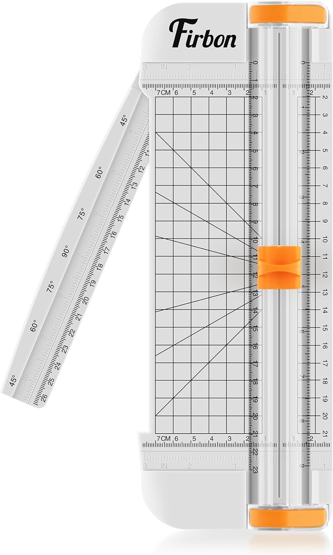 Firbon White A5 Paper Cutter, Straight Small Paper Trimmer by Firbon