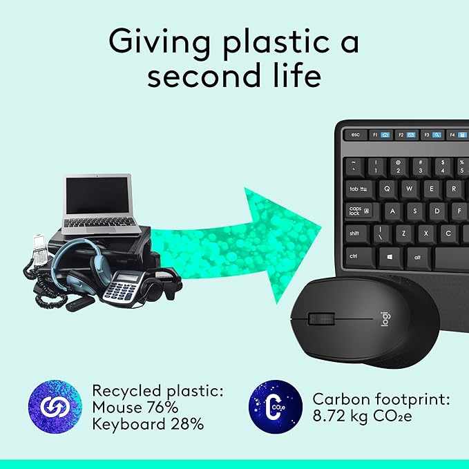 Logitech MK345 Wireless Keyboard and Mouse Combo - Image 5