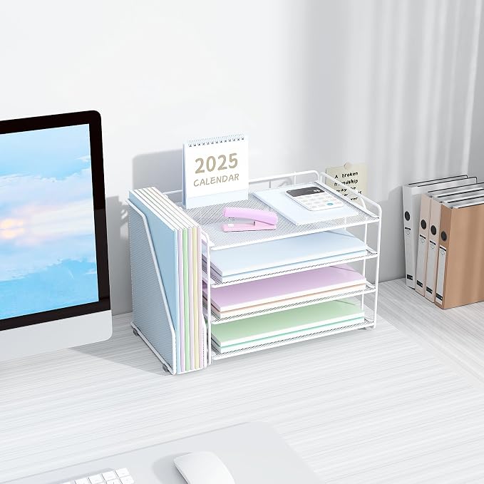 Spacrea Desk Organizers and Accessories, Paper Organizer - Image 4