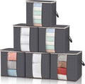 Lifewit 6 Pack 100L Clothes Storage Bins by Lifewit