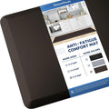 KitchenClouds Kitchen Mat Cushioned Anti Fatigue Kitchen Rug 17.3"x60" Water by KitchenClouds