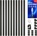 Delamu 157in Cord Covers for Wires on Wall, Cord Hider for 1 Cord, Paintable by DELAMU