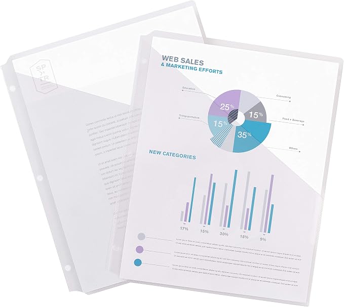 Avery Binder Pockets for 3 Ring Binders, for 8.5" x 11" Documents, Acid-Free - Image 6
