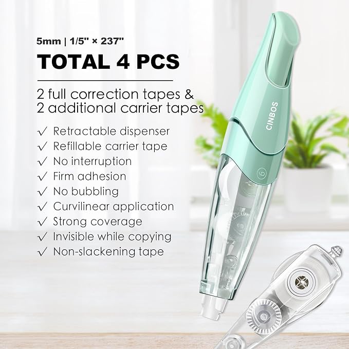 Refillable Retractable Correction Tape - Image 2
