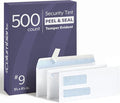 Columbian #9 Security Envelopes, Double Window, 3-7/8" x 8-7/8", Release & Seal by TOPSProducts