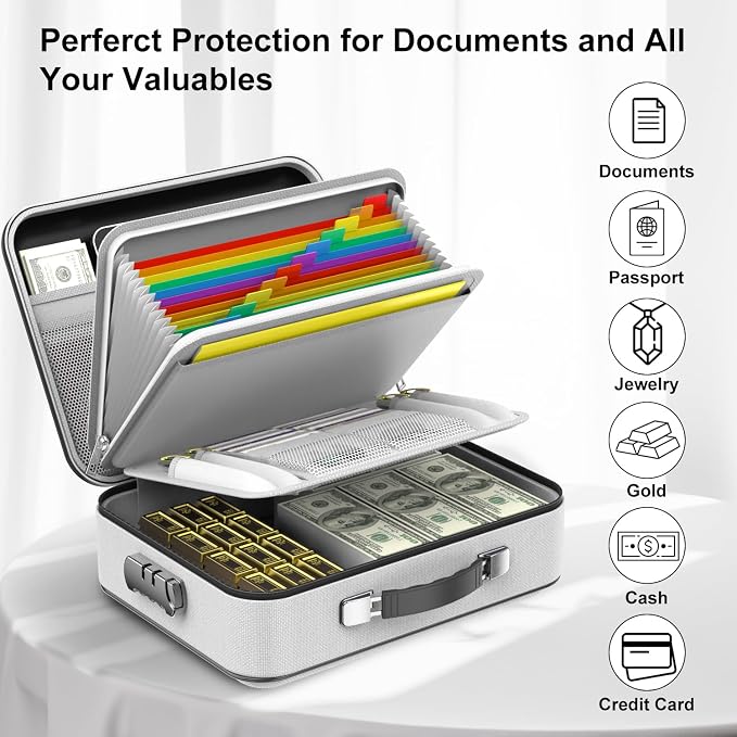 COLCASE Fireproof Document Organzier - Image 5