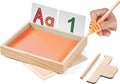 Montessori Sand Tray for Kids, Writing Play Sand Tray by MORITECK