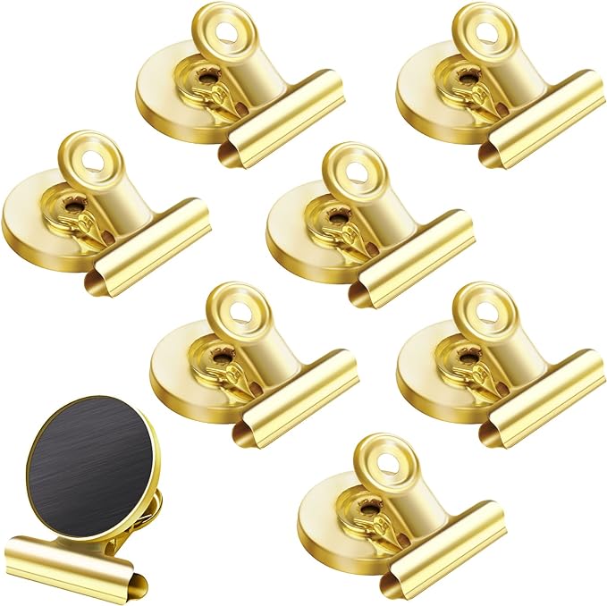 8 Pack Refrigerator Magnets Fridge Magnets Magnetic Clips Heavy Duty Magnetic by JTIEO