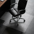 Clear Chair Mat for Hard Floor, Convex | Durable Thick PVC, Anti-slip Grip by Labeta