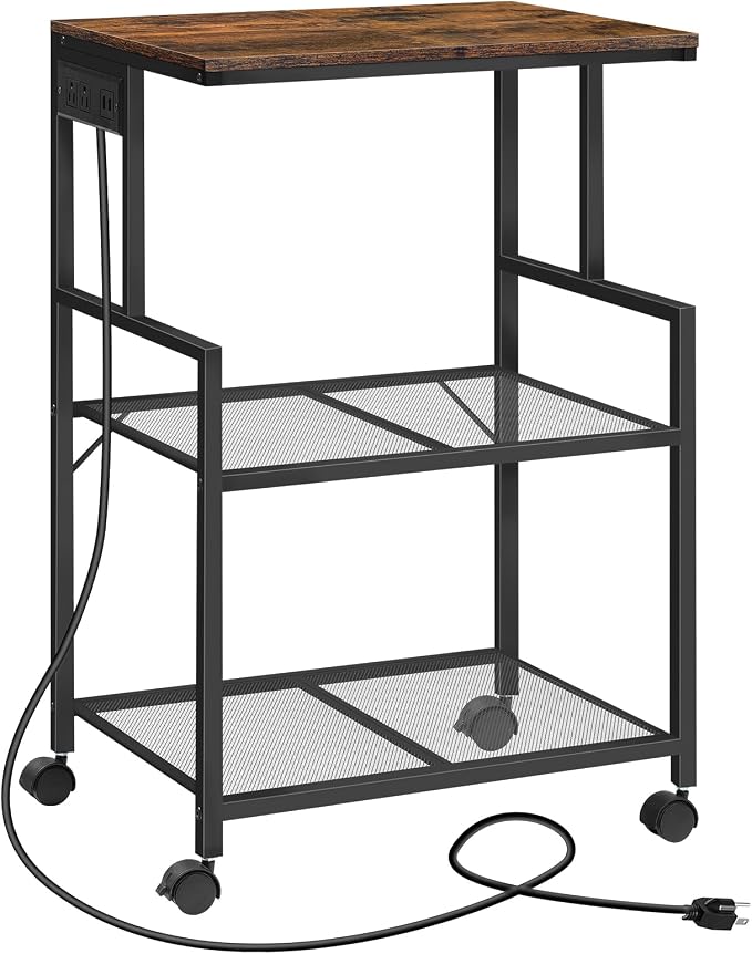 MAHANCRIS Mobile Printer Stand, 3-Tier Industrial Printer Cart by MAHANCRIS