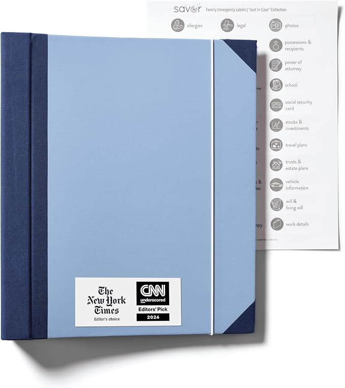 The Folio® Important Document Organizer by Savor | Binder - Image 2