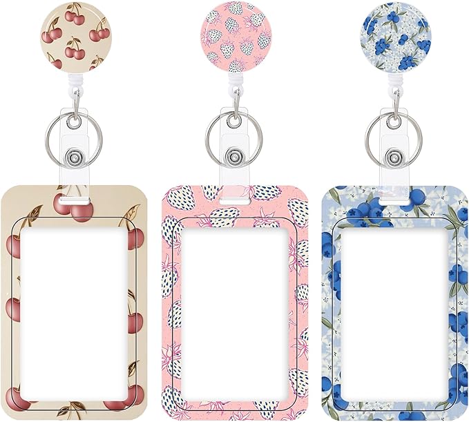 3 Set Heavy Duty Badge Holder by COOKOOKY