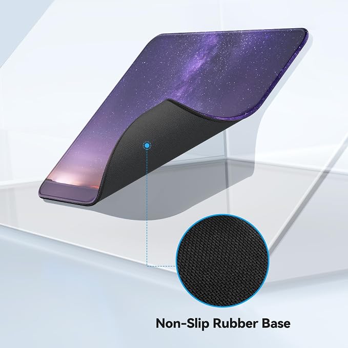 TECKNET Mouse Pad with Anti-fray Stitching, Waterproof Surface & Non-Slip - Image 3