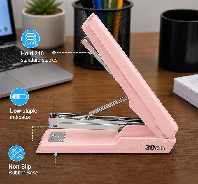 Metal Stapler with 830 Staples, Office Stapler, Staplers - Image 6