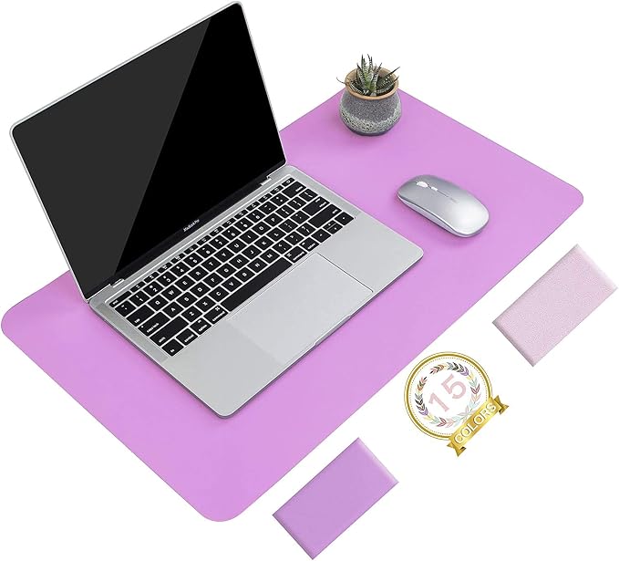 YSAGi Non-Slip Leather Desk Pad, Waterproof Laptop Computer Desk Keyboard Mat by YSAGi