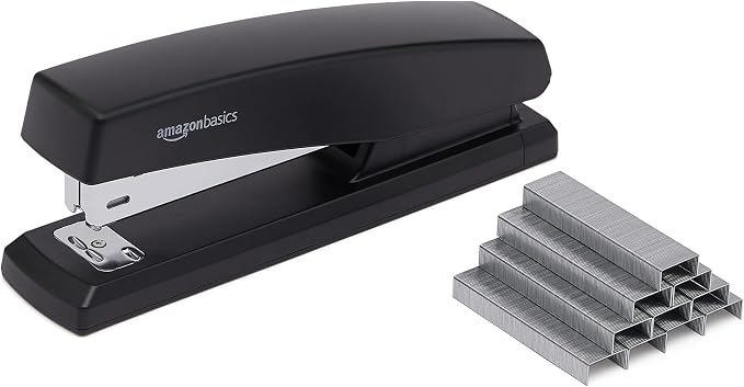 Amazon Basics Desktop Office Stapler, Lightweight, 25 Sheet Capacity - Image 4