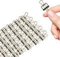 Hollow Out Bronze 3/4 Inch Micro Binder Clips by Makanu