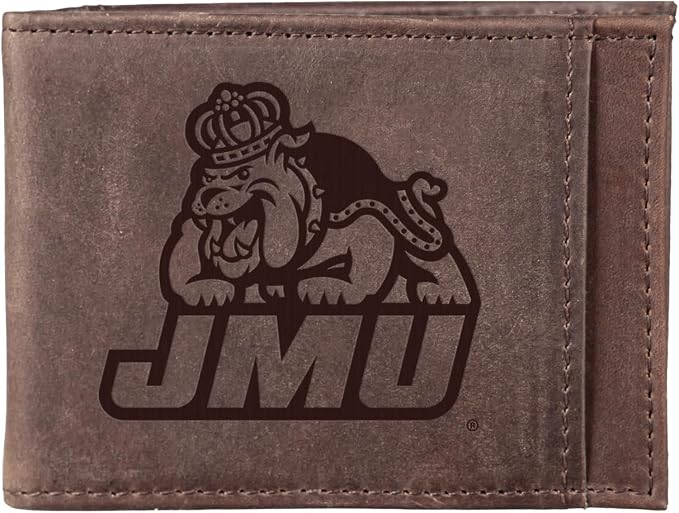 Team Sports America NCAA James Madison University Front Pocket Slim Wallet by TeamSportsAmerica