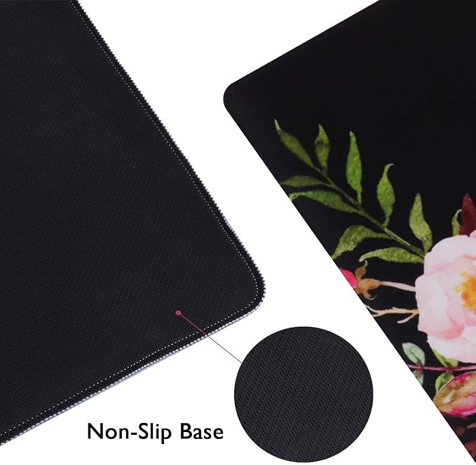iCasso Extended Gaming Mouse Pad, Large Non-Slip Rubber Base Mousepad - Image 2