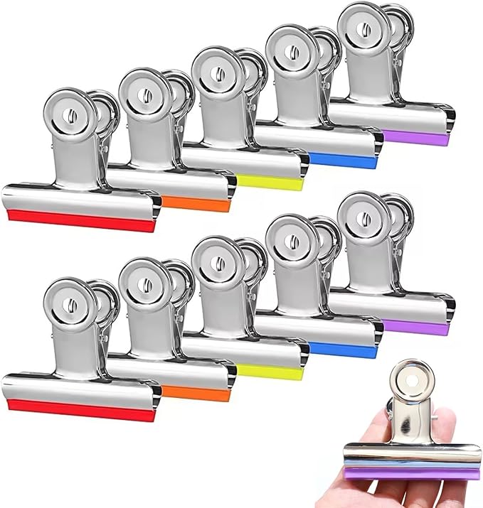 3 Inch Extra Large Bulldog Clips Covered by Makanu