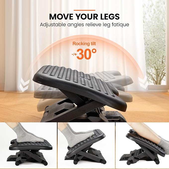 ErGear Under Desk Footrest, Adjustable Foot Rest - Image 6