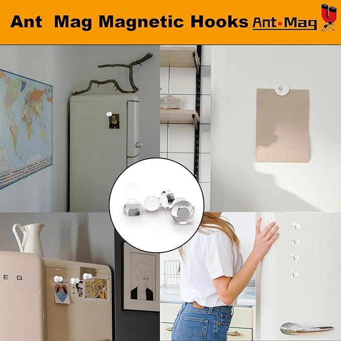 Ant Mag Magnetic Push Pins 48pcs Strong Whtieboard Pins Magnets Perfect Use - Image 6