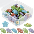 40 Pack Cream Star Decorative Push Pins, Thumb Tacks by Koqye