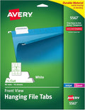 Avery Printable Hanging Tabs, 1/5 Tab, 2 1/16, 5 Packs by Avery