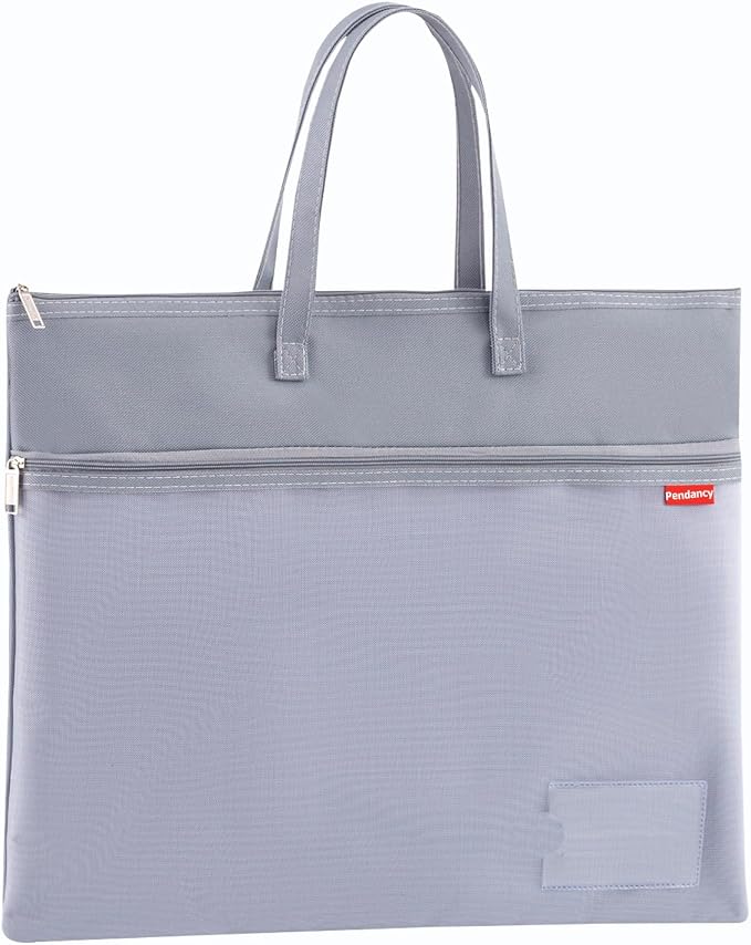 Pendancy Mesh Zipper Pouch A4 Size, Large Double Pocket Waterproof File Bag by Pendancy