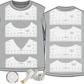 10 PCS Tshirt-Ruler Guide, T-Shirt Measurement Tools by Belalasuyu