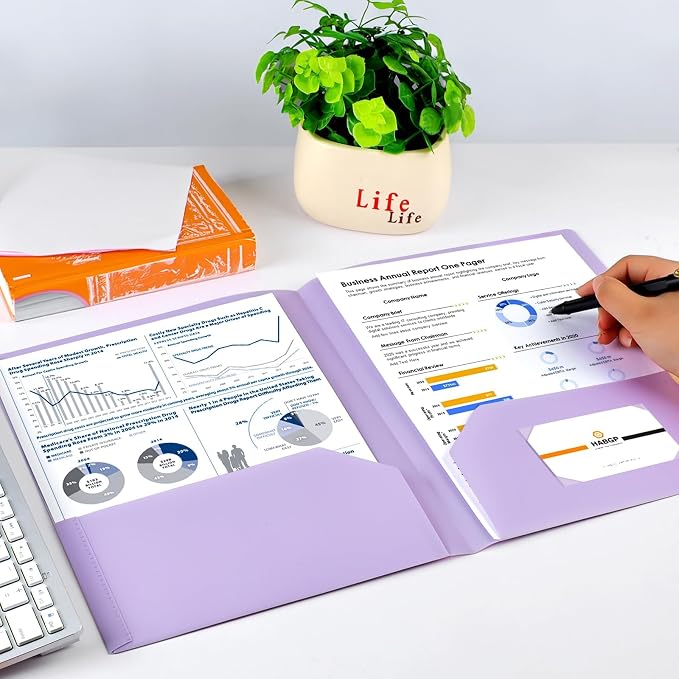 HABGP 6 Pack Colored File Folders - Image 7