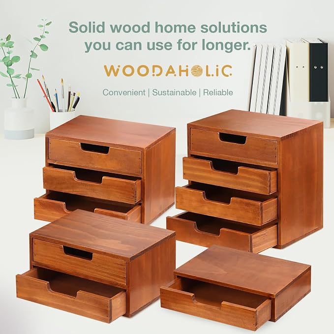4-piece Drawer Cabinet Bundle Set - Image 7