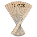 Rulers 12 Pack - Rulers 12 Inch, Wood Ruler by EXTRIC
