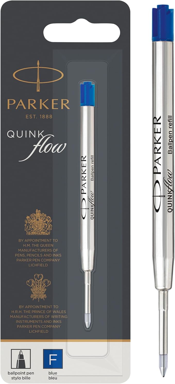 PARKER QUINKflow Ballpoint Pen Ink Refill, Fine Tip by Unknown