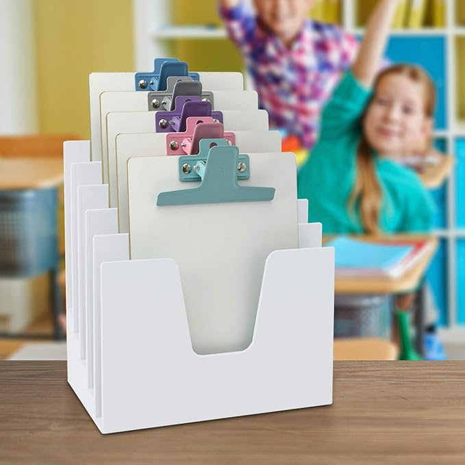 Acrimet 5 Section Incline File Sorter Organizer, Desktop Mail Holder, - Image 6