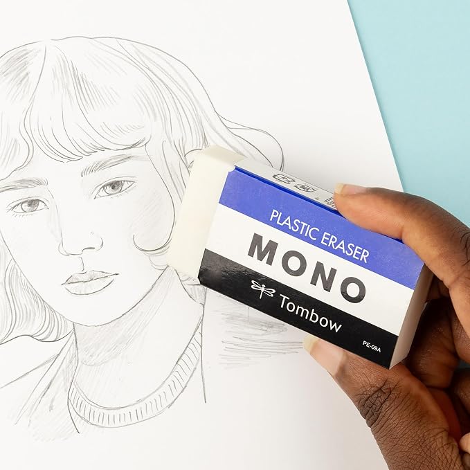 TOMBOW 57332 Mono Eraser, 1 Pack. Cleanly Removes Marks Without Damaging Paper - Image 3
