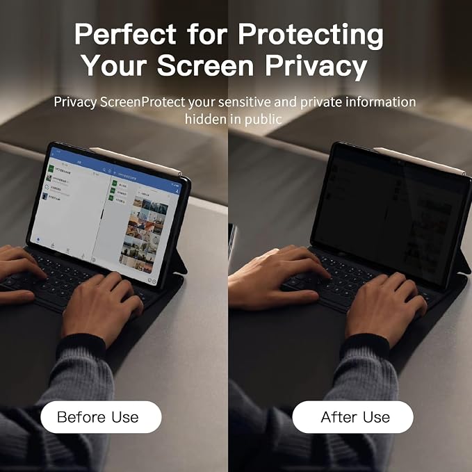 360° Privacy Screen Protector for iPad Air 13 Inch M2, Privacy Screen Filter - Image 5