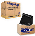 POLYSELLS 120000 pcs 10x13 Inches Black Bulk Poly Mailers Shipping Envelopes by POLYSELLS