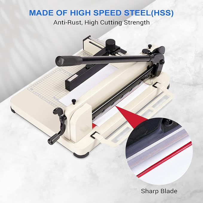 Heavy Duty Paper Cutter, 12 inch Guillotine Paper Cutter, Guillotine Paper - Image 4
